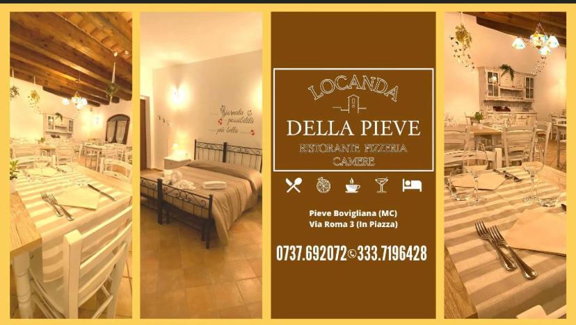 Locanda Della Pieve Pievebovigliana Экстерьер фото